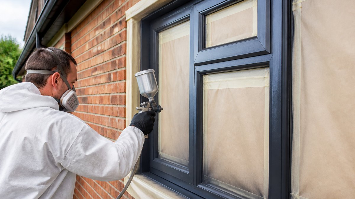 Windows Sprayed: A Step-by-Step uPVC Spraying Guide